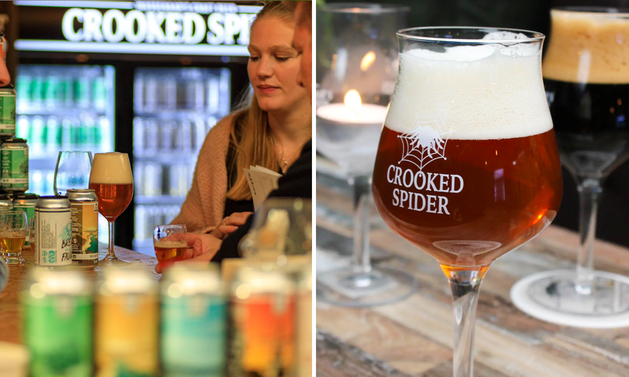 Beers & Bites by Crooked Spider