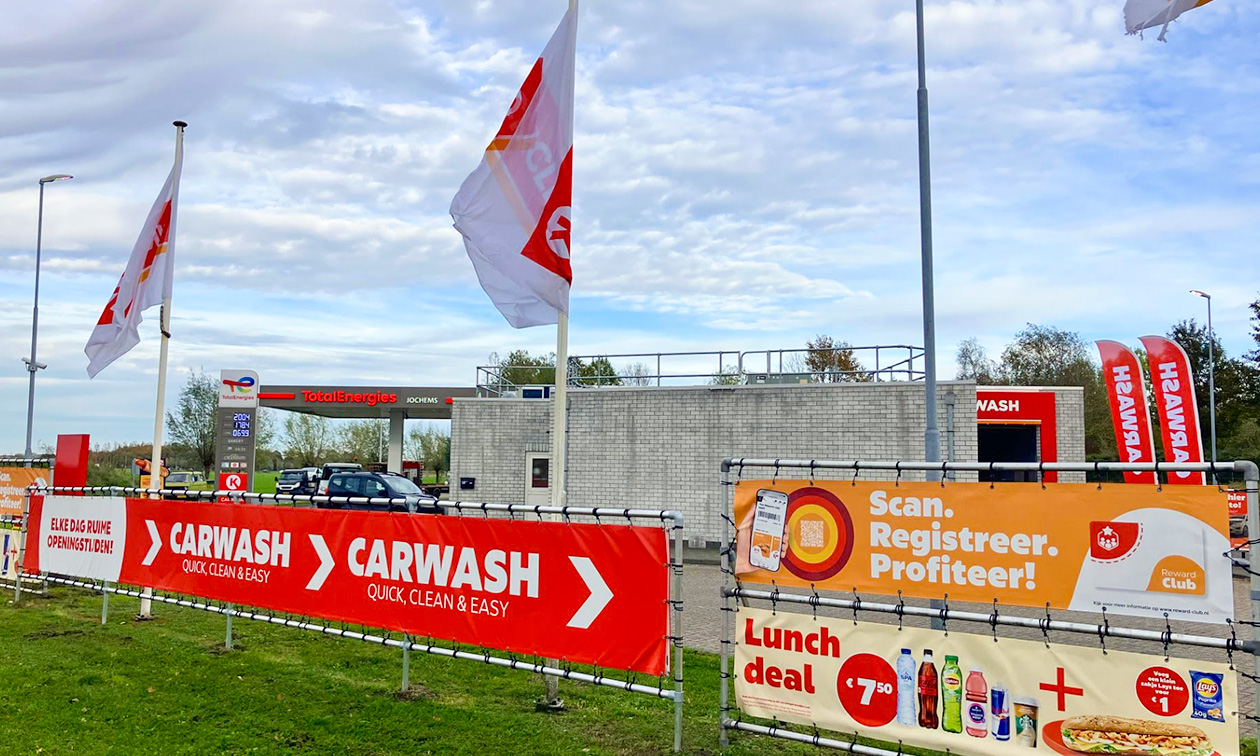 Circle K CARWASH en TotalEnergies WASH