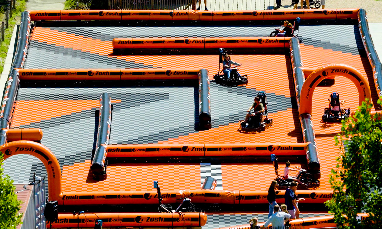 Driftkartbaan Groede podium
