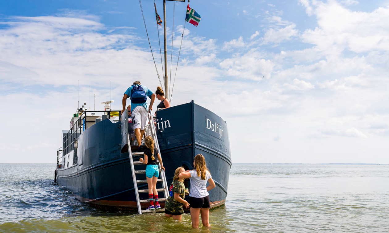 Varen op het Wad