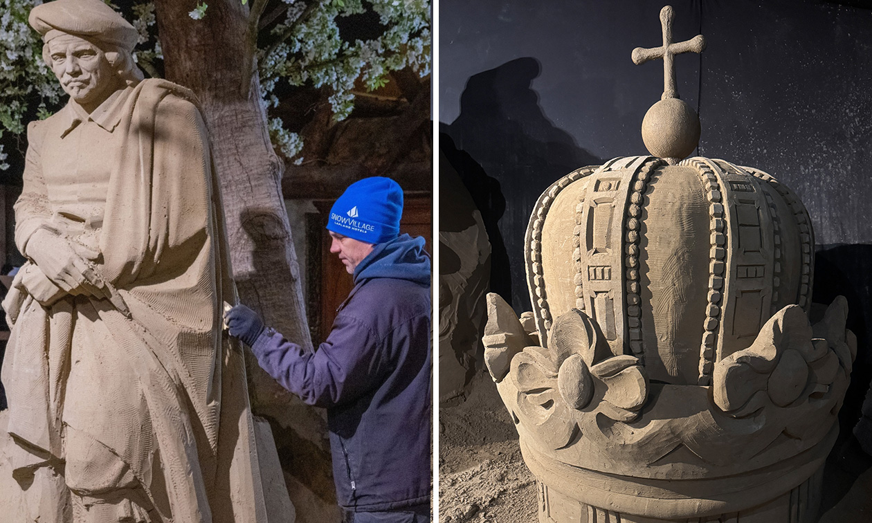 Zandsculpturen Garderen