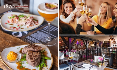 3-gangendiner à la carte bij 1892 Eten & Drinken in Zoetermeer
