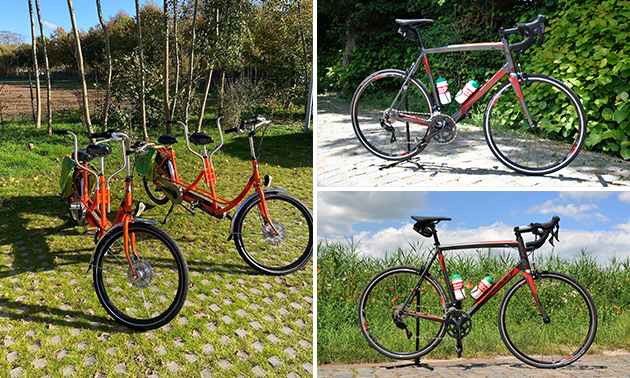 Daghuur: tandem (2 pers.), racefiets of gravelbike