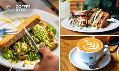 Ontbijtgerecht of late lunch naar keuze bij 30ML Groningen