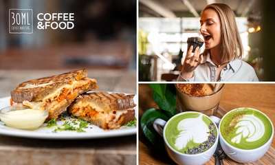 Ontbijtgerecht naar keuze of warme drank + gebak bij 30ML Hilversum