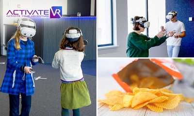 VR-experience (1 uur) + snack + drankje