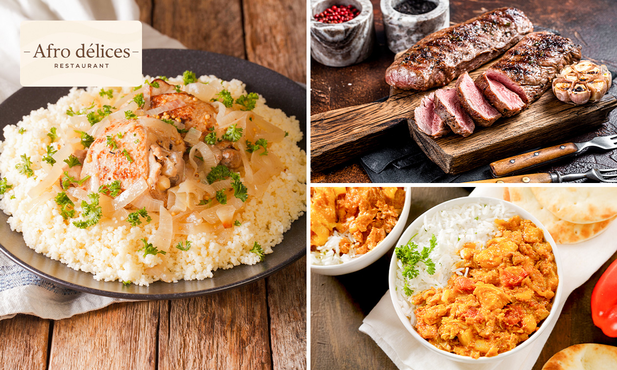 Diner met hoofdgerecht + bijgerecht + groente in Brussel