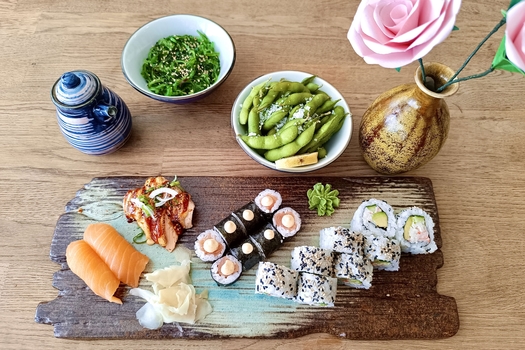 Kvalitetssushi til 2 personer