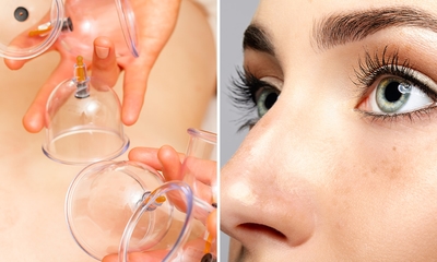 Cuppingmassage of wimperlift + evt. verven