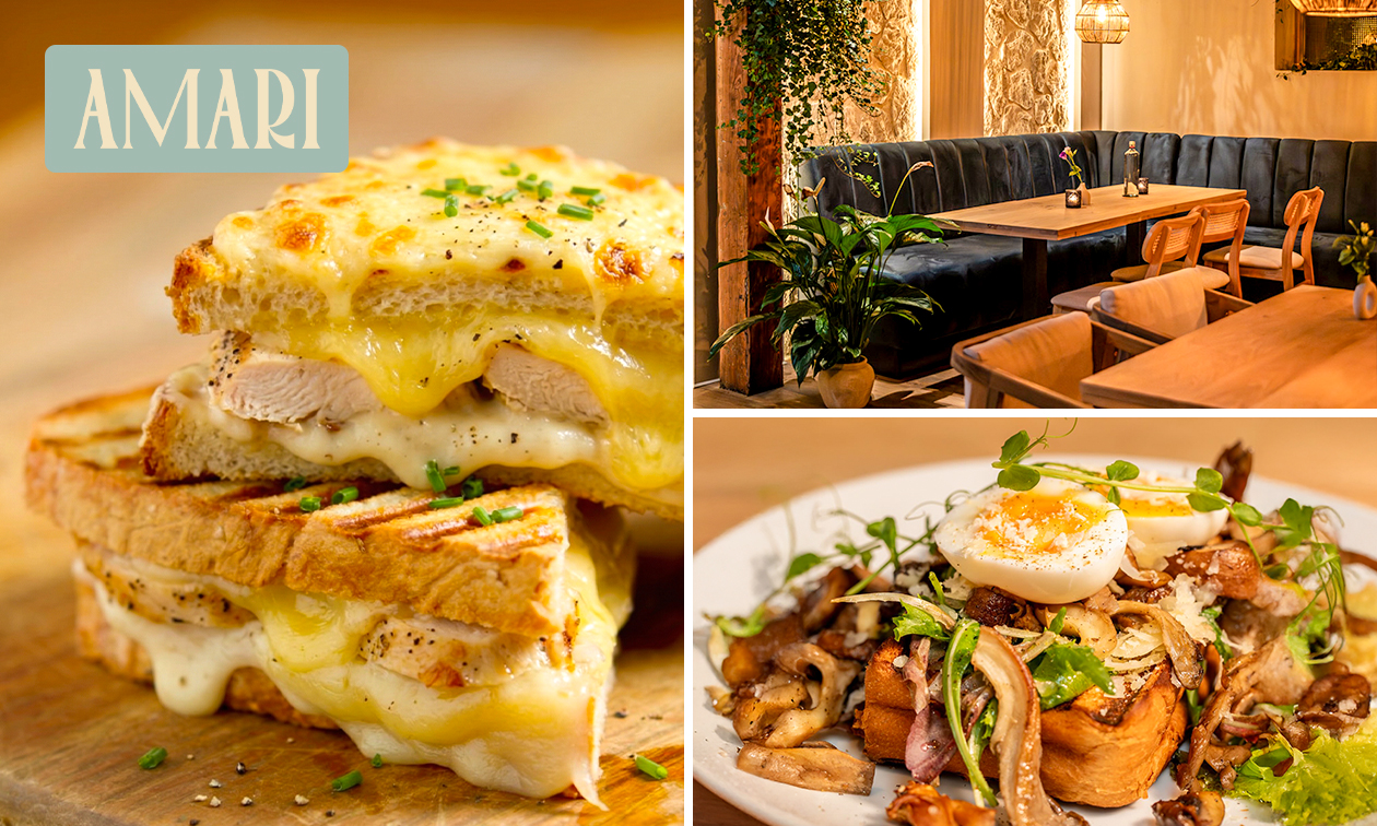 12-uurtje of 2-gangen keuzelunch bij Amari