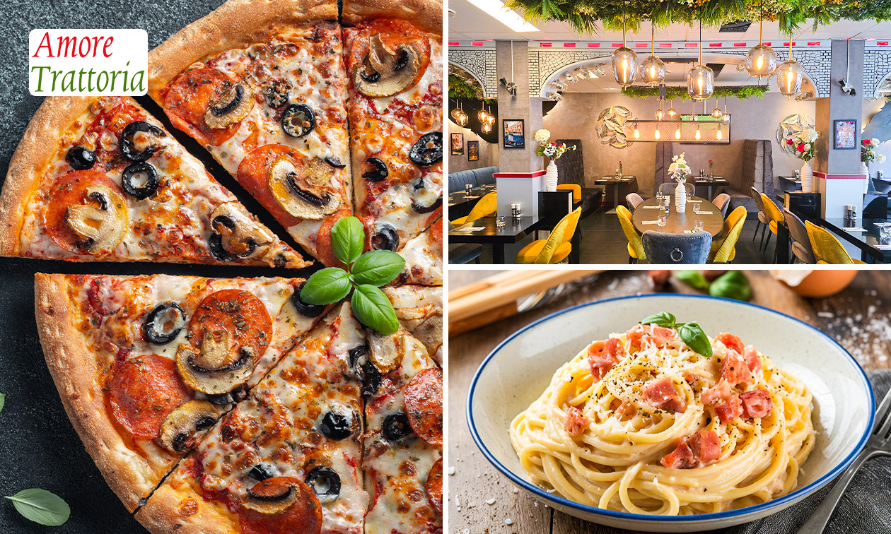 2-gangen keuzediner bij Amore Trattoria in hartje Breda