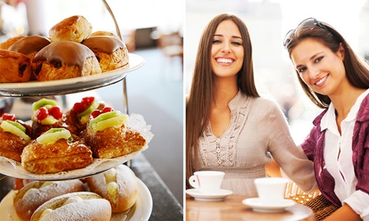 High tea + glas bubbels bij Amrâth