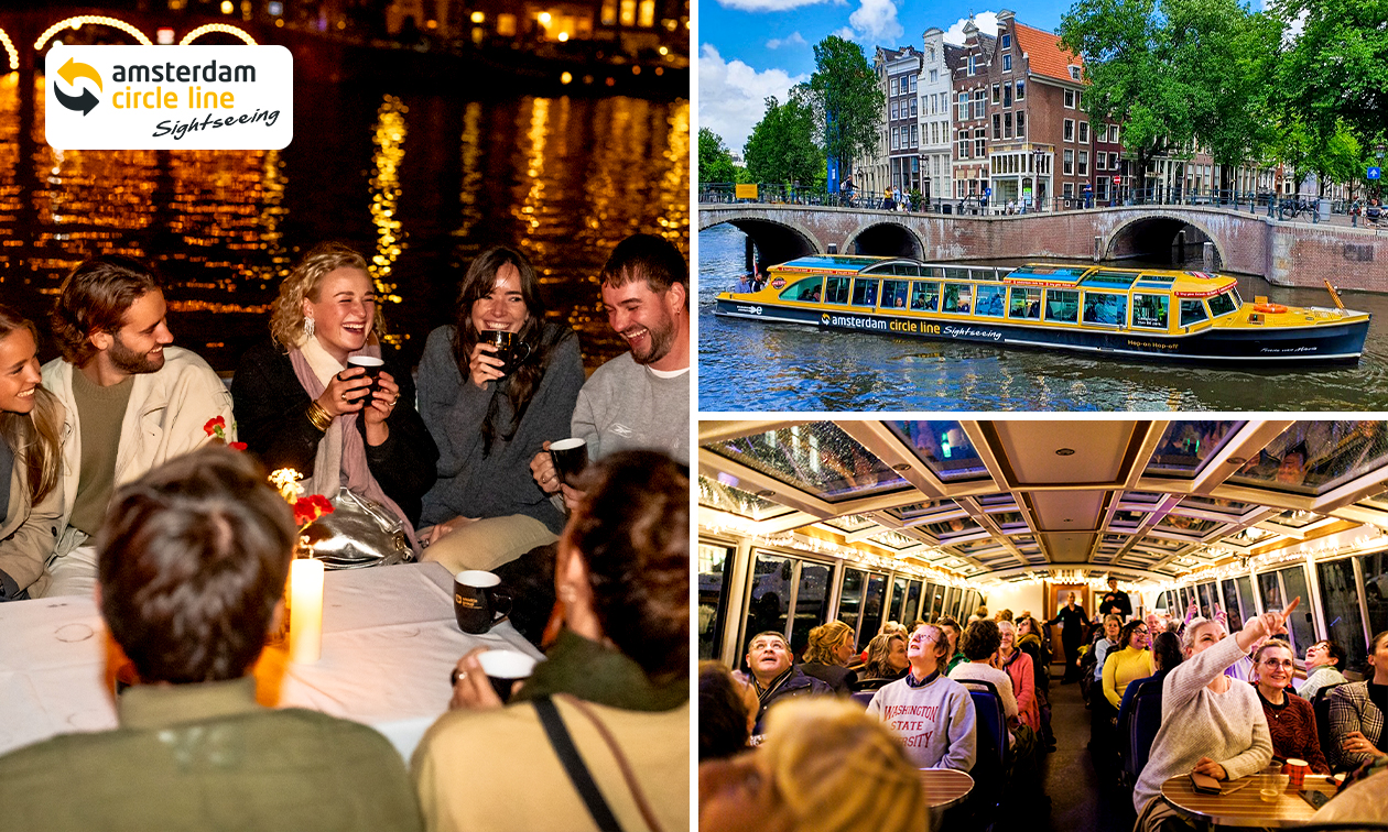 Rondvaart door Amsterdam (60 min)