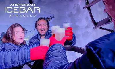 Entree Amsterdam Icebar (45 min) + 3 drankjes