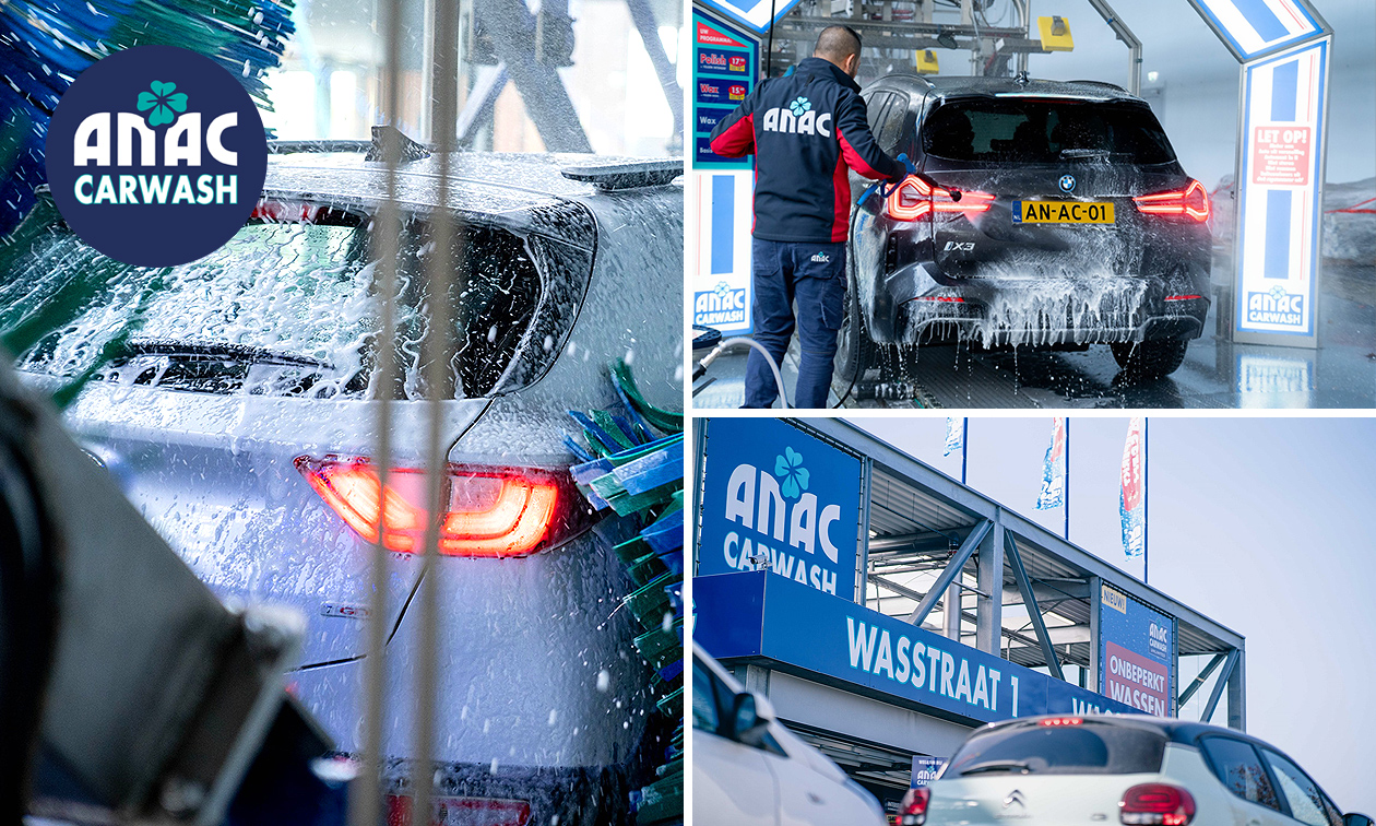 Lavage de voitures chez ANAC Carwash en Belgique