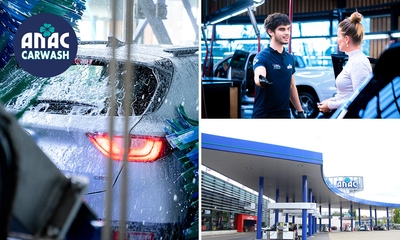 Autowasbeurt + interieurreiniging bij ANAC Carwash