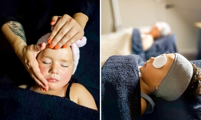 Duo-gezichtsbehandeling (60 min) of -massage (30 min) voor volwassene en kind