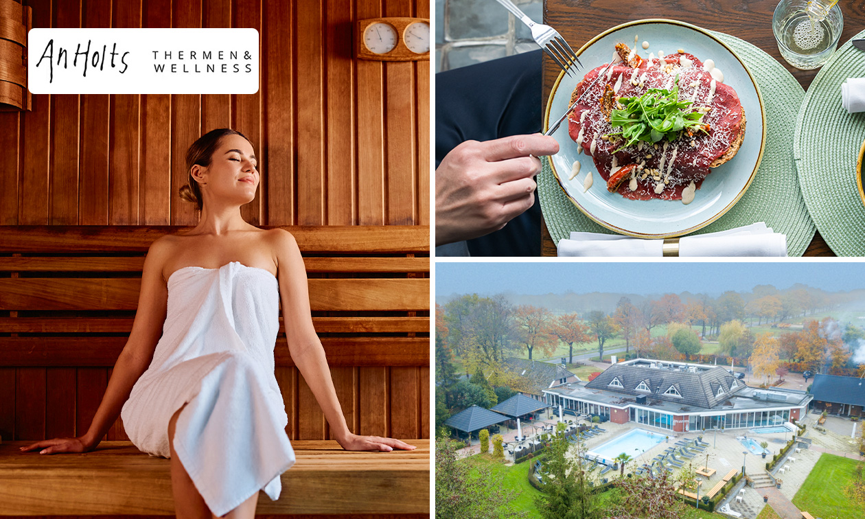 Entree sauna incl. seizoenslichaamsbehandeling (25 min) of incl. 2-gangenlunch