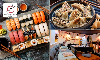 Sushilunch of -diner (1, 2 of 4 pers.) in Brussel