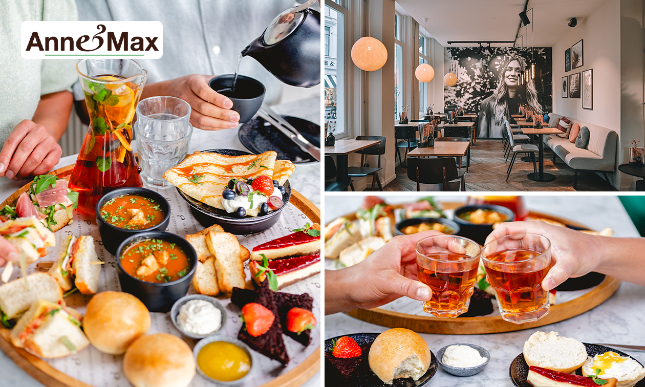 Wandelarrangement of high tea bij Anne&Max Breda Veemarktstraat