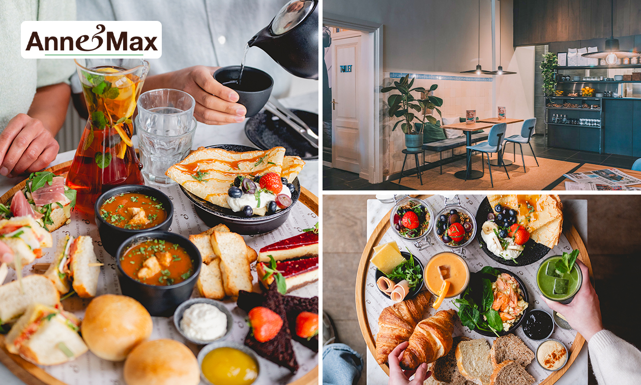 High tea incl. onbeperkt thee bij Anne&Max