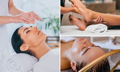 Voetmassage + evt. headspa of reikibehandeling (45 of 60 min) + evt. voetreflex
