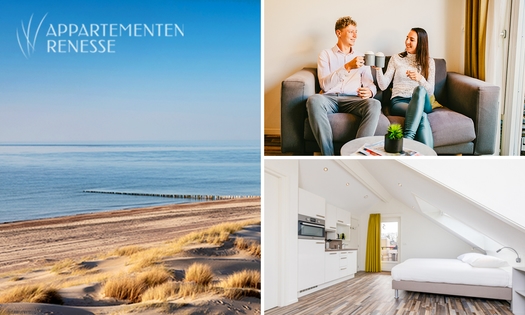 2, 3, 4, 5 of 7 overnachtingen voor 2 aan de Zeeuwse kust