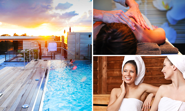 Wellness- en sauna-arrangement + glas bubbels Wellness- en sauna-arrangement + glas bubbels