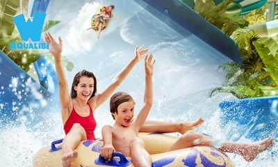 Entree voor overdekt zwemparadijs Aqualibi