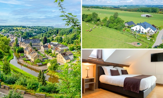 2 overnachtingen voor 2 + welkomstdrankje + ontbijt + evt. diner in de Belgische Ardennen