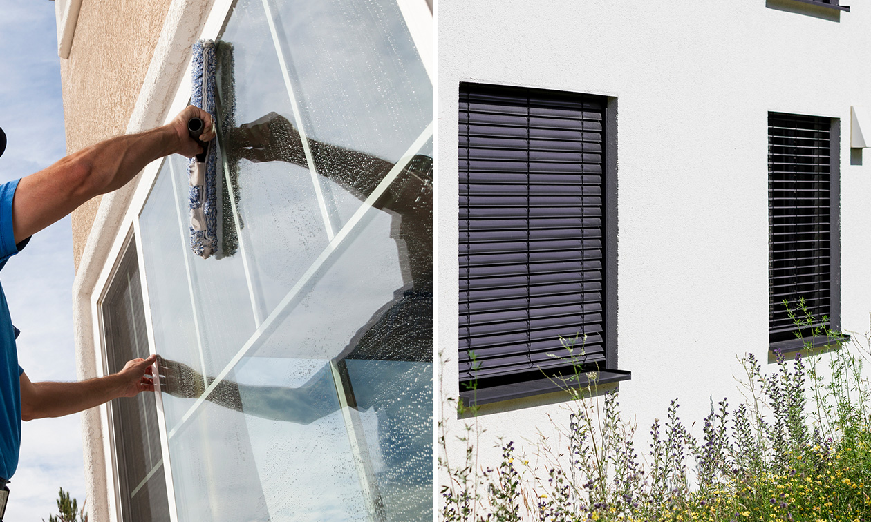 Ramen of rolluiken wassen