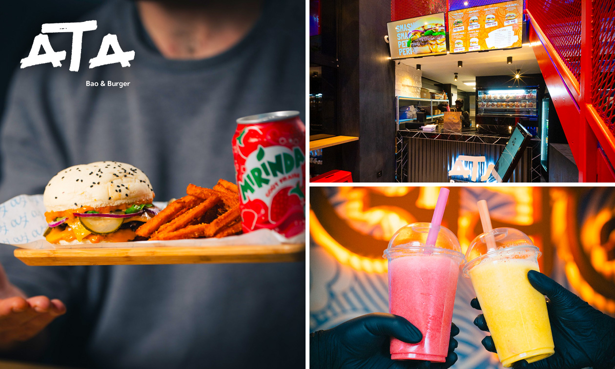 Burger à la carte ou menu burger + frites + boisson + dessert en plein coeur de Bruxelles