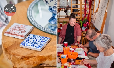 Workshop keramiek schilderen (2 tot 2,5 uur) + onbeperkt koffie of thee + lekkernij