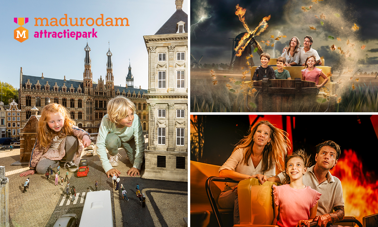 Entree voor Madurodam + €5 horecategoed