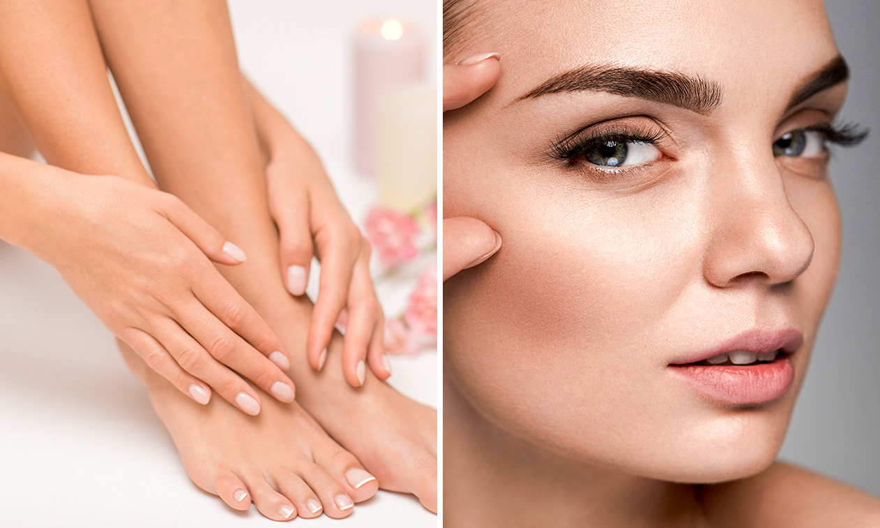 Manicurebehandeling, pedicurebehandeling of wimperlift