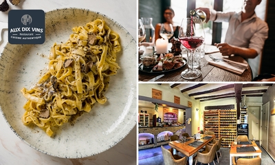 Menu en 3 ou 4 services au choix chez restaurant Aux Dix Vins à Quiévrain
