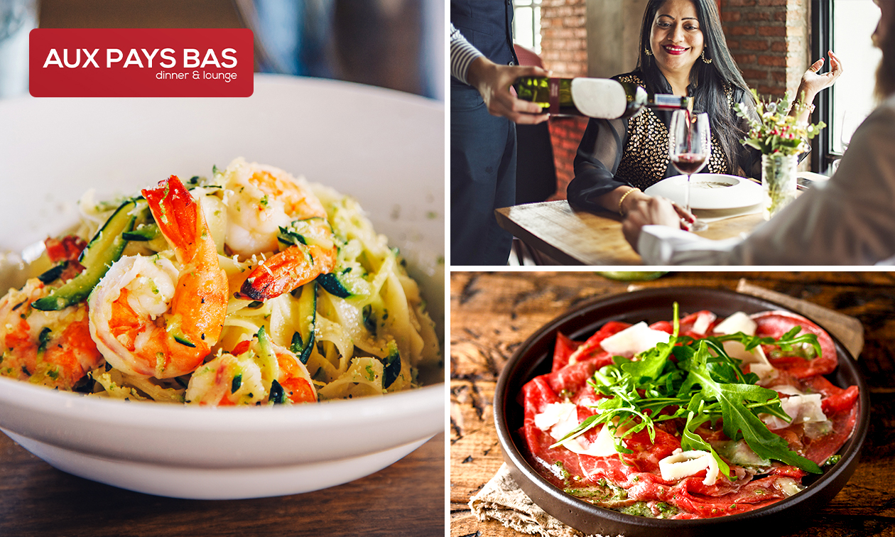 3-Gänge-Menü nach Wahl im Aux Pays Bas