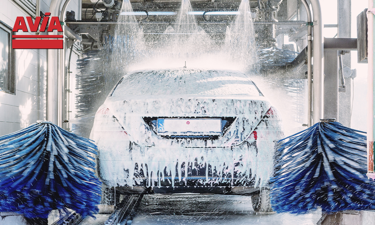 Carwashprogramma BEST + koffie bij AVIA
