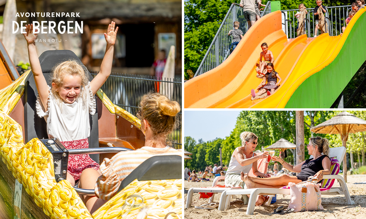 Entree Avonturenpark De Bergen + ijsje + parkeren