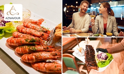2- of 3-gangendiner à la carte bij Aznavour Resto