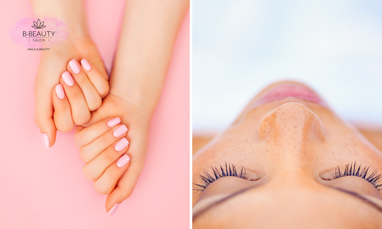 Gellak, evt. + manicurebehandeling of wimperlift inclusief verven
