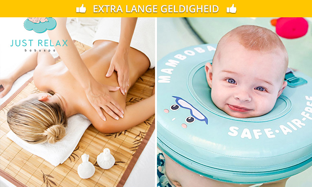 Floaten voor baby's of mama-massage (60 min)