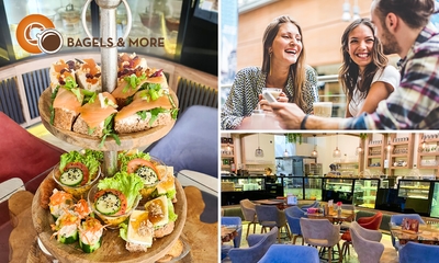 Luxe high tea (1,5 uur) bij Bagels & More
