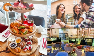 Ultra deluxe high tea (1,5u) bij Bagels & More