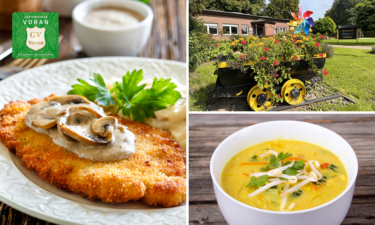 3-Gänge-Schnitzel-Menü nach Wahl in Dortmund