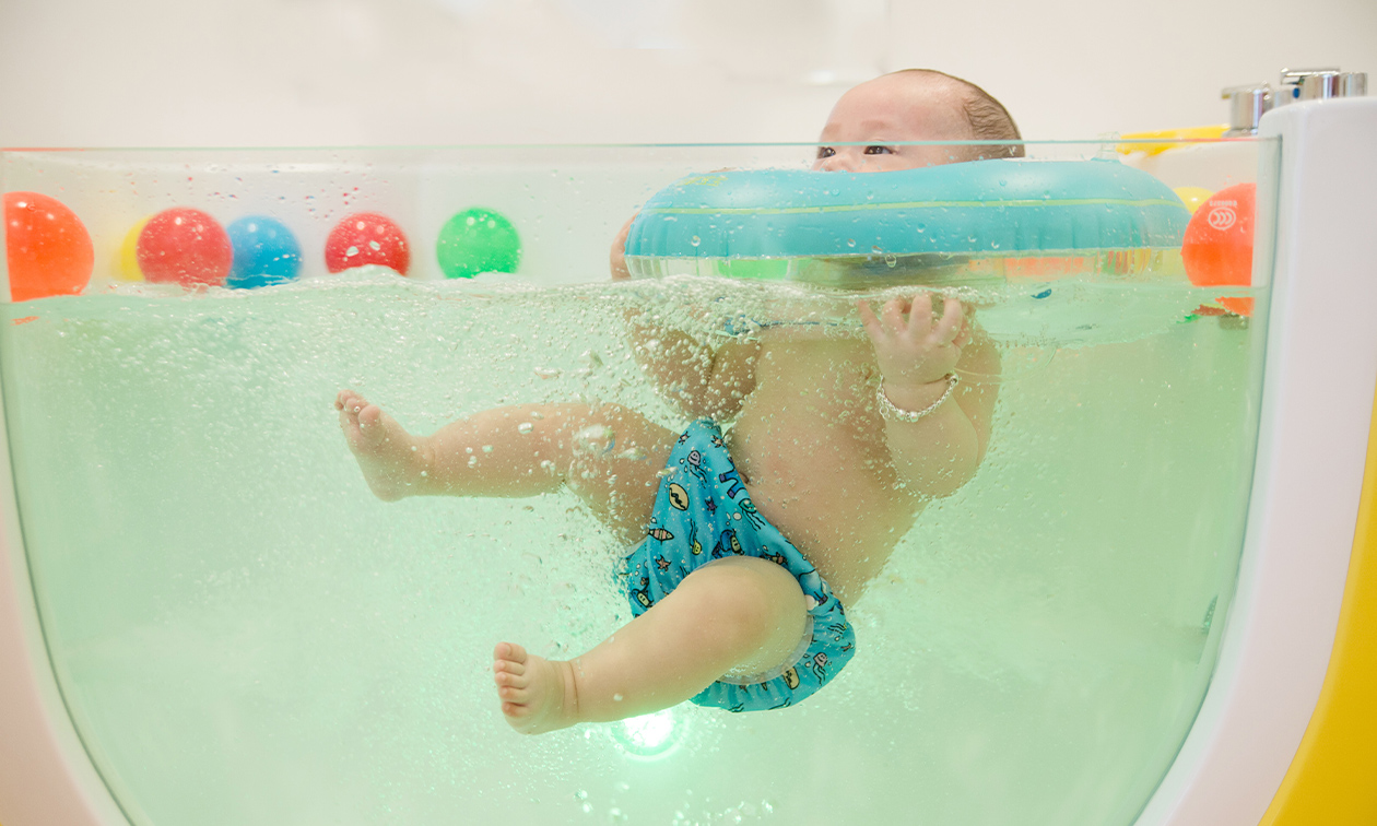 Babyfloat-arrangement (50-60 min)