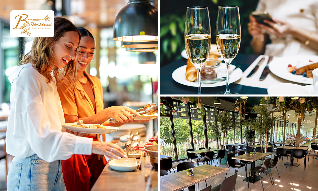 Ontbijtbuffet + glas cava