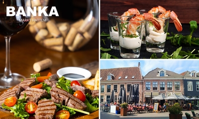 3-gangendiner à la carte bij BANKA Hattem