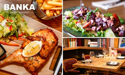 3-gangendiner à la carte bij Banka Nunspeet