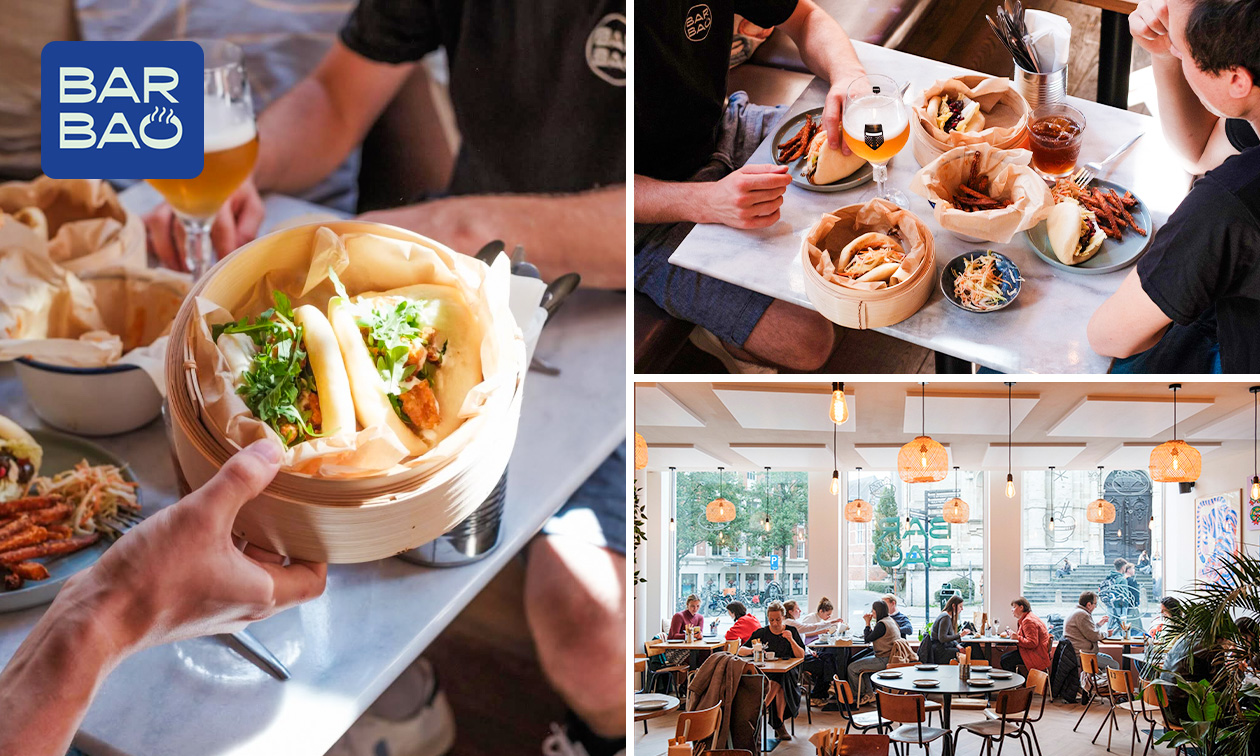 Bao bun naar keuze + bijgerecht + evt. bite in hartje Leuven